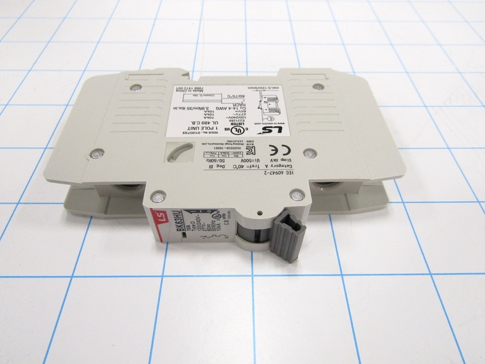Circuit Breaker, 1 Pole, 10A, 240VAC, D Curve, UL 489 Listed