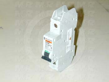 Circuit Breaker, 1 Pole, 1A, 240VAC, D Curve, UL 489 Listed