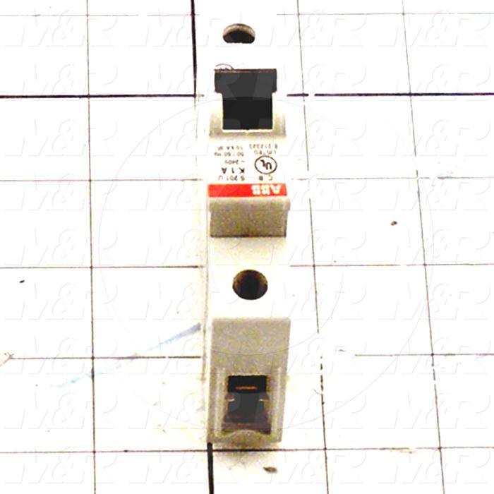Circuit Breaker, 1 Pole, 1A, 240VAC, K Curve, UL 489 Listed