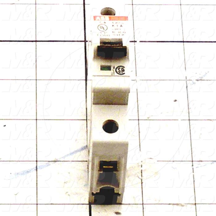 Circuit Breaker, 1 Pole, 1A, 240VAC, K Curve, UL 489 Listed