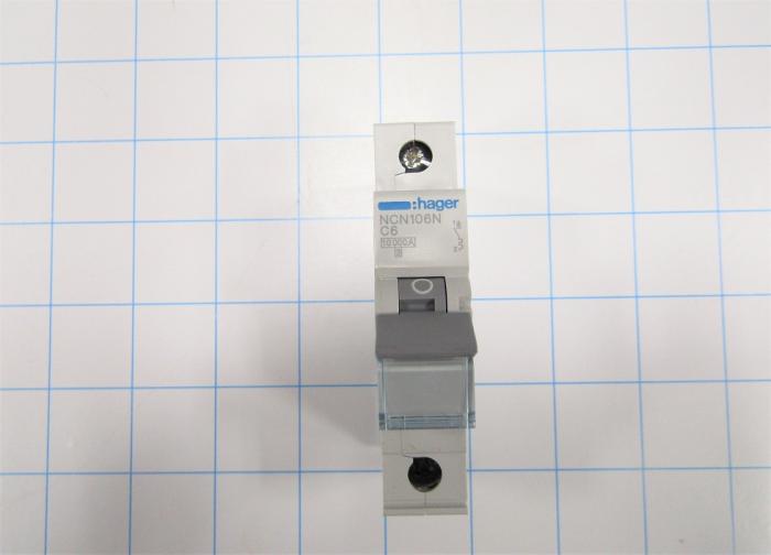 Circuit Breaker, 1 Pole, 6A