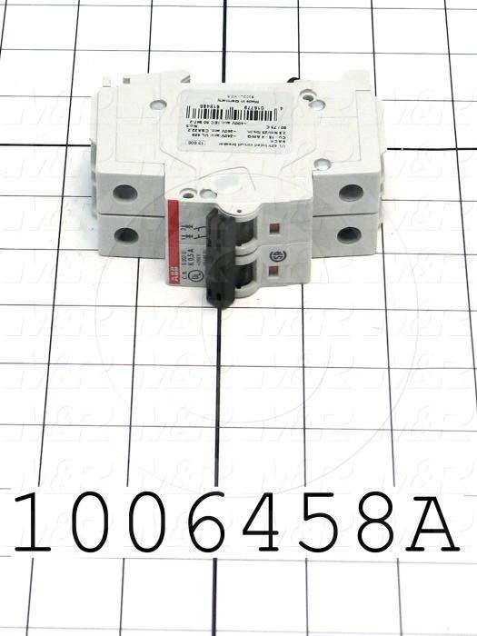 Circuit Breaker, 2 Poles, 0.5A, 240VAC, K Curve, UL 489 Listed