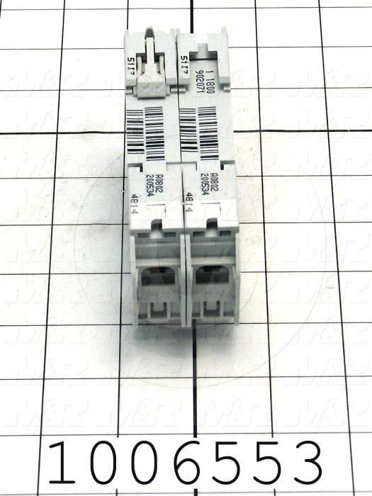 Circuit Breaker, 2 Poles, 10A, 240VAC, D Curve, UL 489 Listed