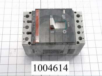 Circuit Breaker, 2 Poles, 125A, 480VAC