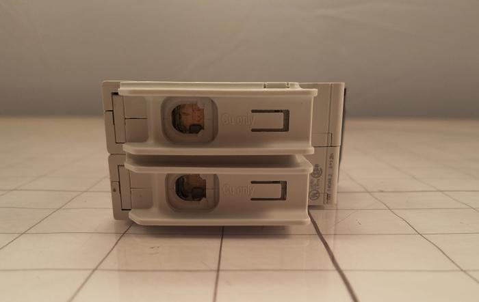 Circuit Breaker, 2 Poles, 1A, 240VAC, D Curve, UL 489 Listed