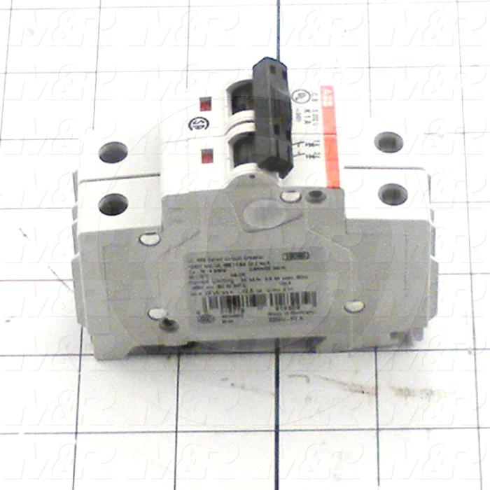 Circuit Breaker, 2 Poles, 1A, 240VAC, K Curve, UL 489 Listed