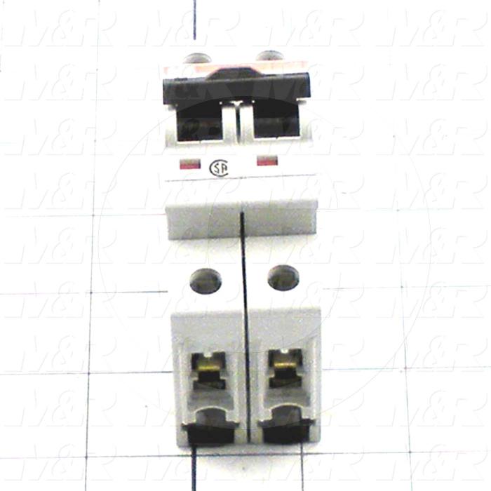 Circuit Breaker, 2 Poles, 1A, 240VAC, K Curve, UL 489 Listed
