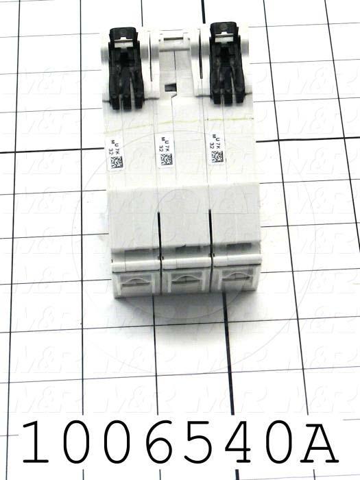 Circuit Breaker, 2 Poles, 32A, 240VAC, K Curve, UL 489 Listed