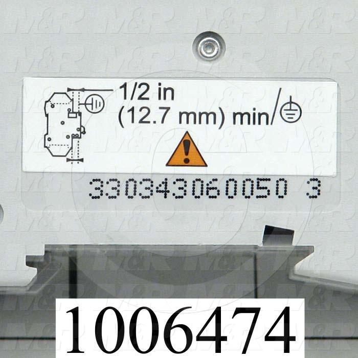Circuit Breaker, 2 Poles, 35A, 240VAC, C Curve, UL 489 Listed