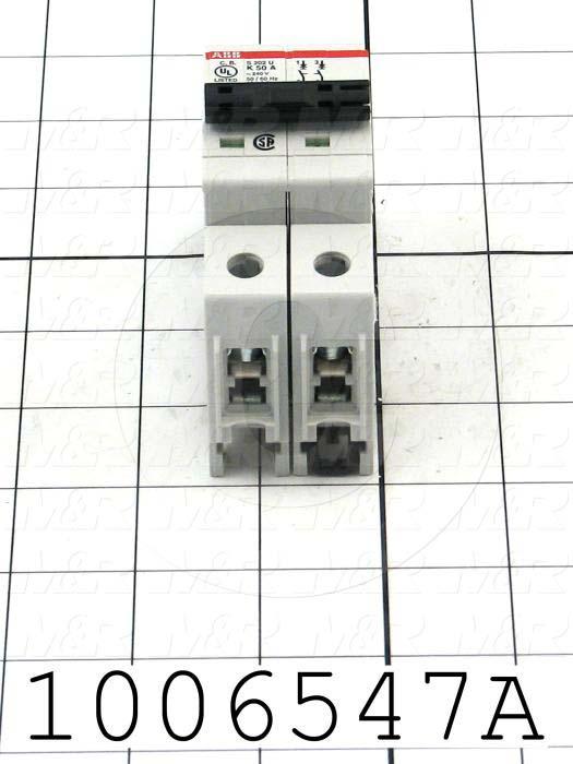 Circuit Breaker, 2 Poles, 50A, 240VAC, K Curve, UL 489 Listed