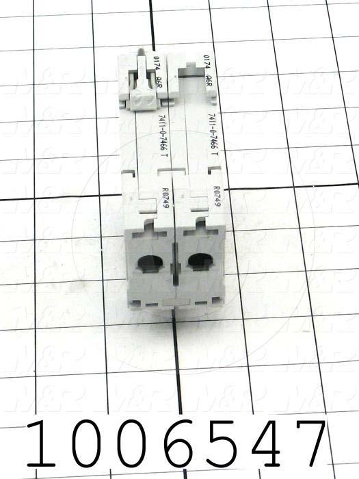Circuit Breaker, 2 Poles, 50A, 480VAC, D Curve, UL 1077