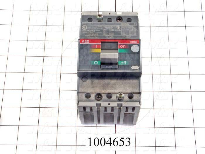 Circuit Breaker, 3 Poles, 100A, 480VAC