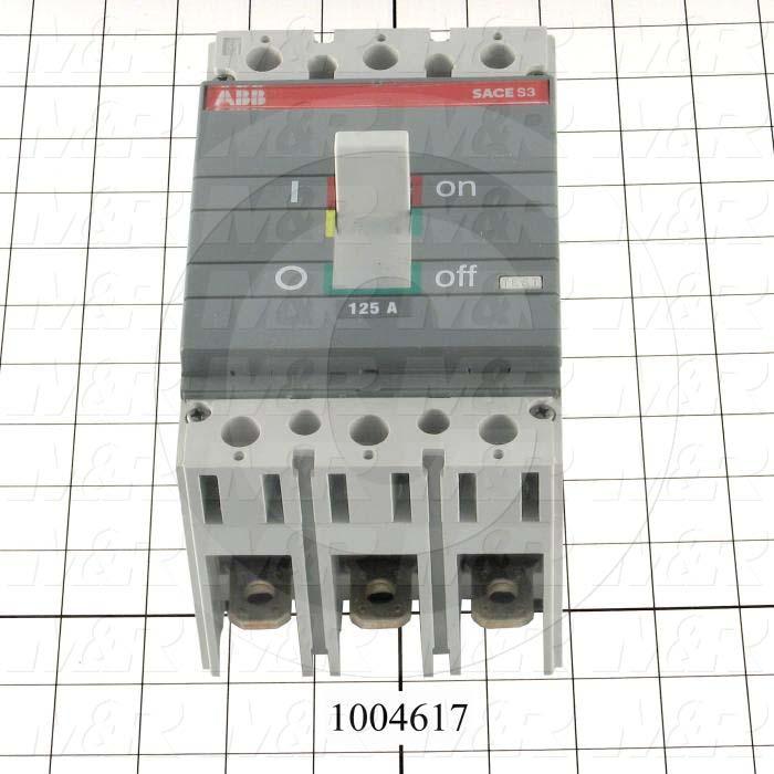 Circuit Breaker, 3 Poles, 125A, 480VAC