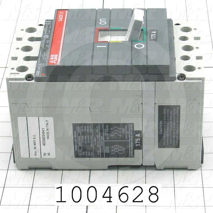 Circuit Breaker, 3 Poles, 175A, 240VAC