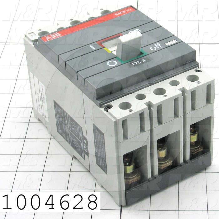 Circuit Breaker, 3 Poles, 175A, 240VAC