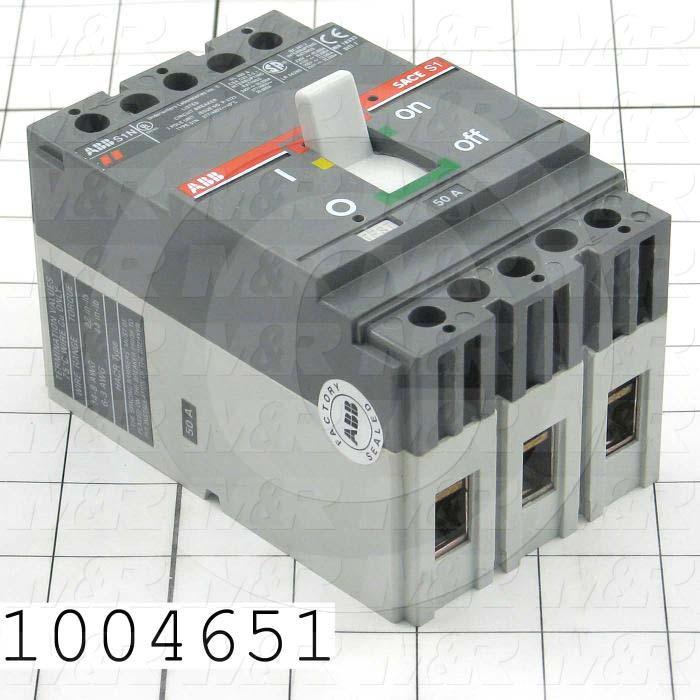 Circuit Breaker, 3 Poles, 50A, 480VAC