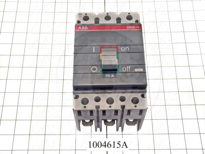 Circuit Breaker, 3 Poles, 70A, 600VAC