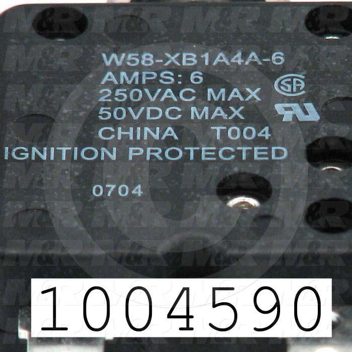 Circuit Breaker, Thermal, 1 Pole, 6A, 220VAC