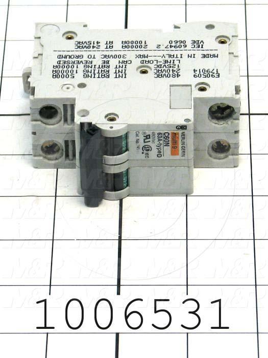 CIRCUIT BREAKER TWO  POLE 63A