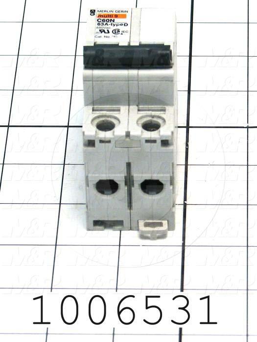 CIRCUIT BREAKER TWO  POLE 63A