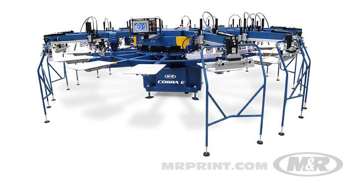 COBRA E&trade; Automatic Screen Printing Press