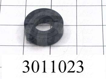 Collar, One-Piece Clamp-On Type, 0.75" Bore Size, 1.75" Outside Diameter, 0.500" Width, Steel