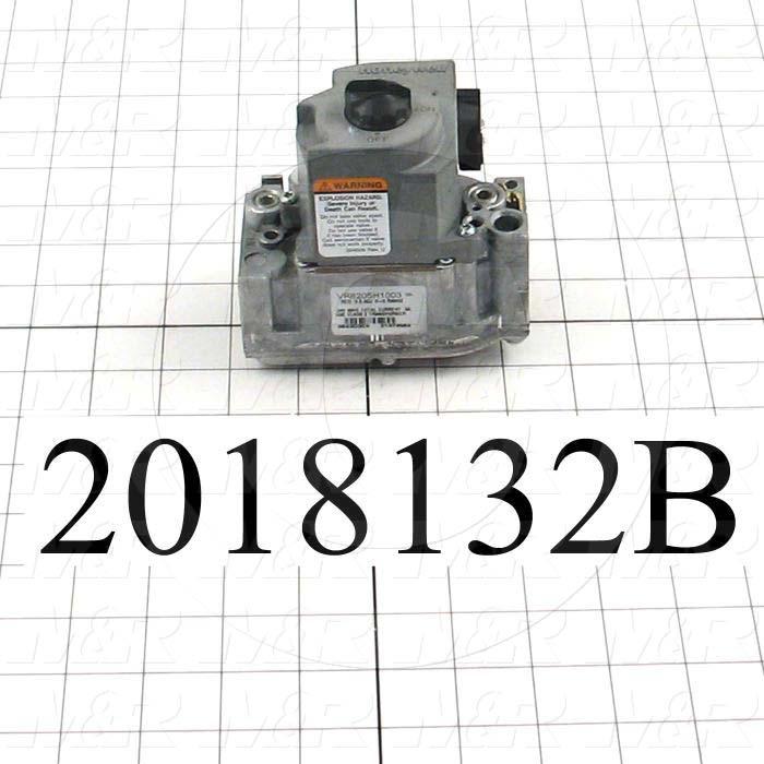 Combination Gas Valve, Thread Size 1/2" NPT, Voltage 24VAC, Max. Pressure 0.5 Psi, Setting Range 3-5"wc, Opening Action Slow