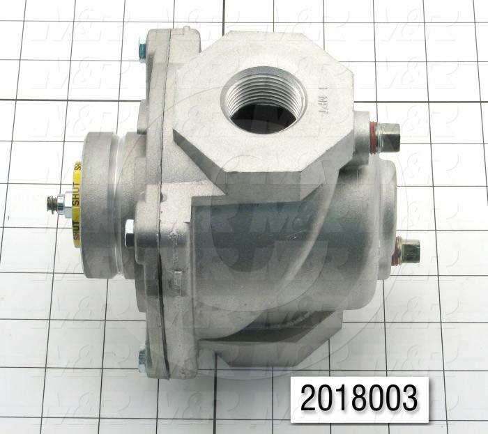 Combination Gas Valve, Thread Size 1" NPT, Max. Pressure 5.0 Psi