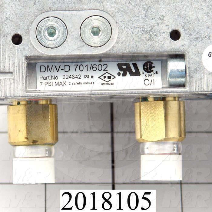 Combination Gas Valve, Thread Size 1" NPT, Voltage 110V 1PH, Max. Pressure 0.5 Psi, Setting Range 3-5"wc, Switch Pressure Range 0.4-4.0"wc/2-20"wc