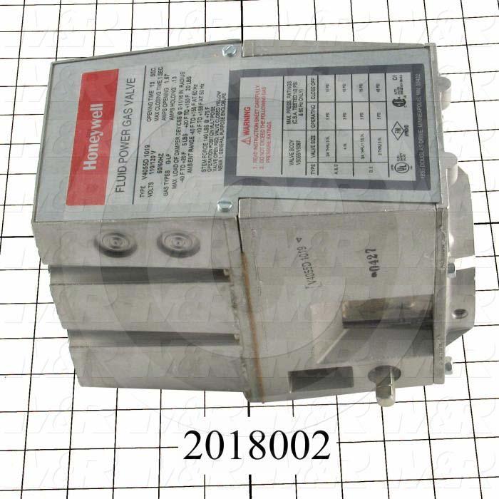 Combination Gas Valve, Voltage 110V 1PH, Opening Action Slow