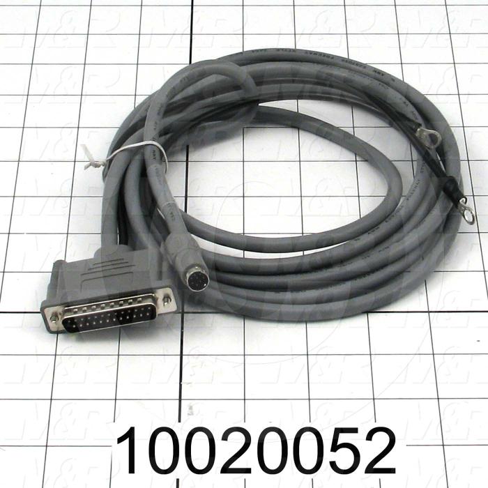 Communication Cable, 3m, DB25, To Mini-Din8