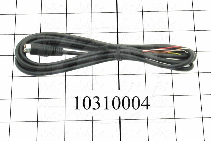 Communication Cable, MINI DIN 8, 2m, Mini-Din8, To GT01, Use Between HMI GT and PLC FX Series