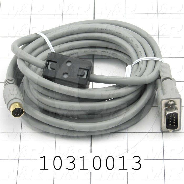 Communication Cable, MINI DIN 8, 3m, Male DB9, To Mini-Din8