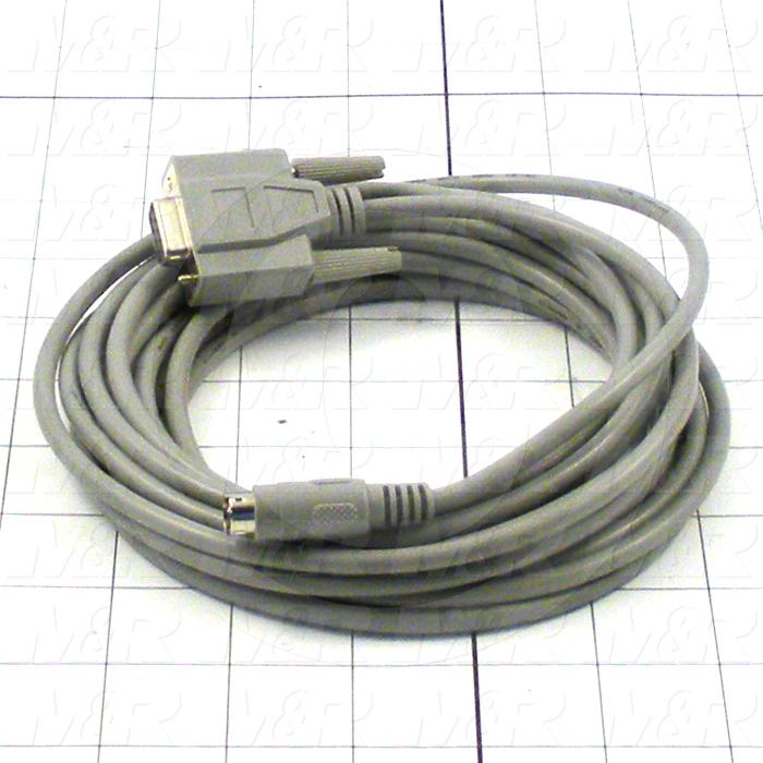Communication Cable, MINI DIN 8, 5m, Female DB9, To Mini-Din8