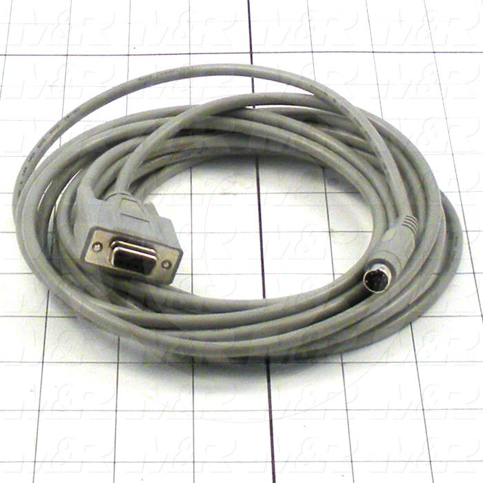 Communication Cable, MINI DIN 8, 5m, Female DB9, To Mini-Din8