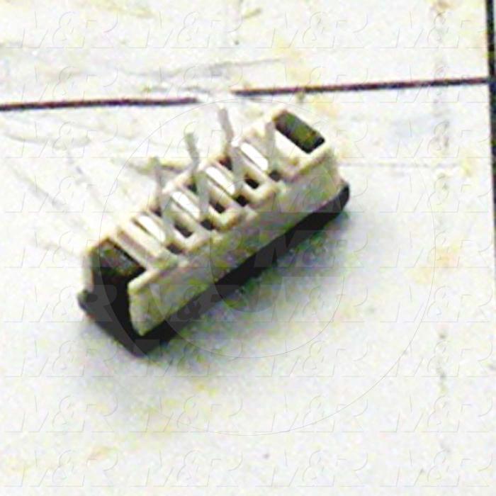Connector, 1mm FPC Top, 7-Positions, TWISTLOCK Terminal, 5.08MM, 400VAC, 15A