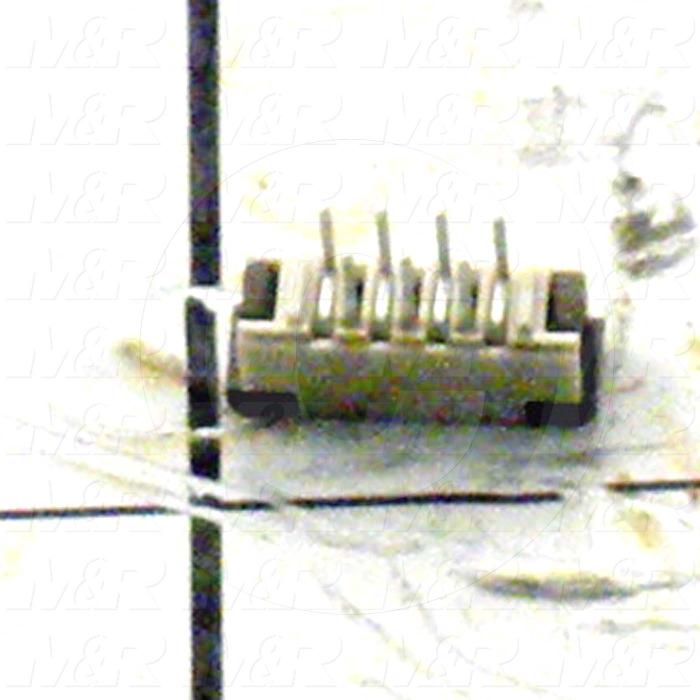 Connector, 1mm FPC Top, 7-Positions, TWISTLOCK Terminal, 5.08MM, 400VAC, 15A