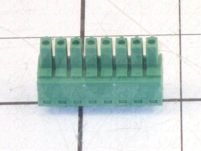 Connector, 8 PIN ELECTRICAL CONNECTOR, Male, 8-Pin