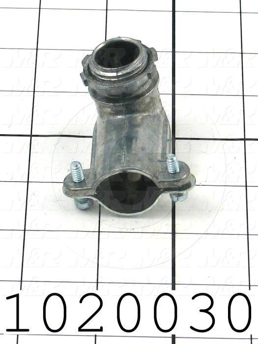 Connector, 90 Degree Angle, TWISTLOCK Terminal, 1/2", 400VAC, 15A