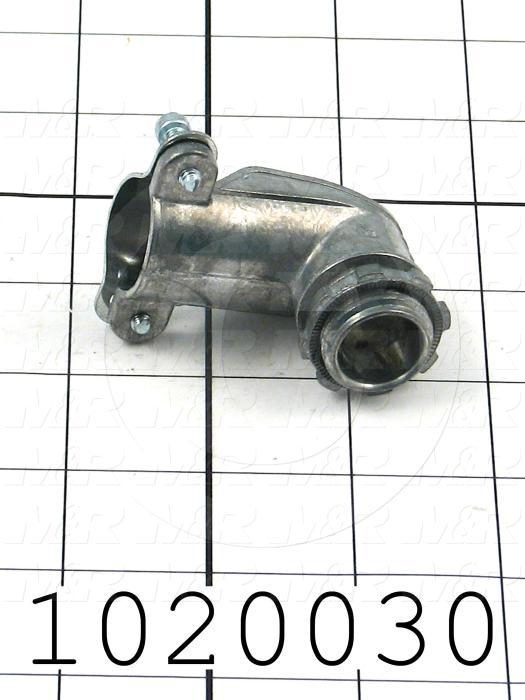 Connector, 90 Degree Angle, TWISTLOCK Terminal, 1/2", 400VAC, 15A