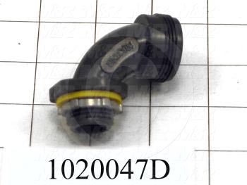 Connector, 90 Degree Angle, TWISTLOCK Terminal, 3/8-1/2"NPT, 400VAC, 15A