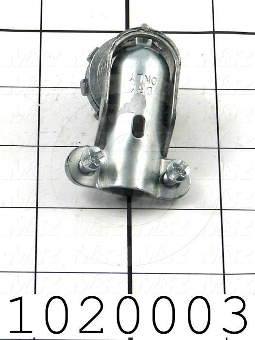 Connector, 90 Degree Angle, TWISTLOCK Terminal, 3/8"