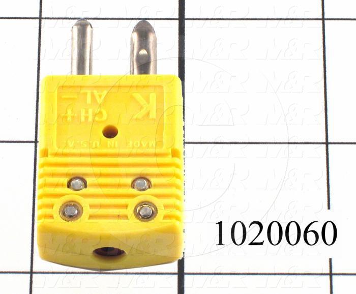 Connector, Cable End, Male, 2-Pin, TWISTLOCK Terminal, 5.08MM, 400VAC, 15A