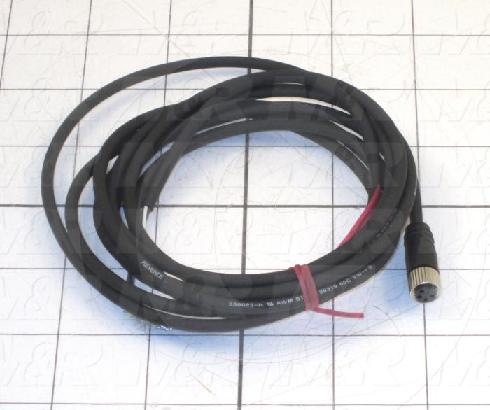Connector Cable, M8, 2m