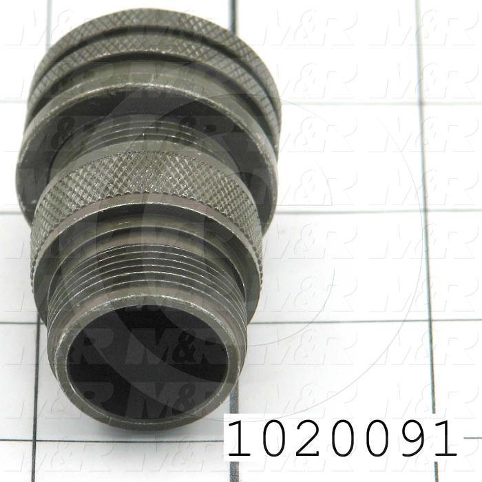 Connector, Cable Plug, 4-Pin, TWISTLOCK Terminal, 5.08MM