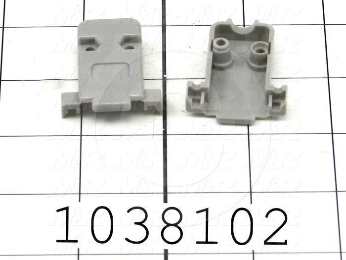 Connector Cover, Backshell, DB-9 Connectors