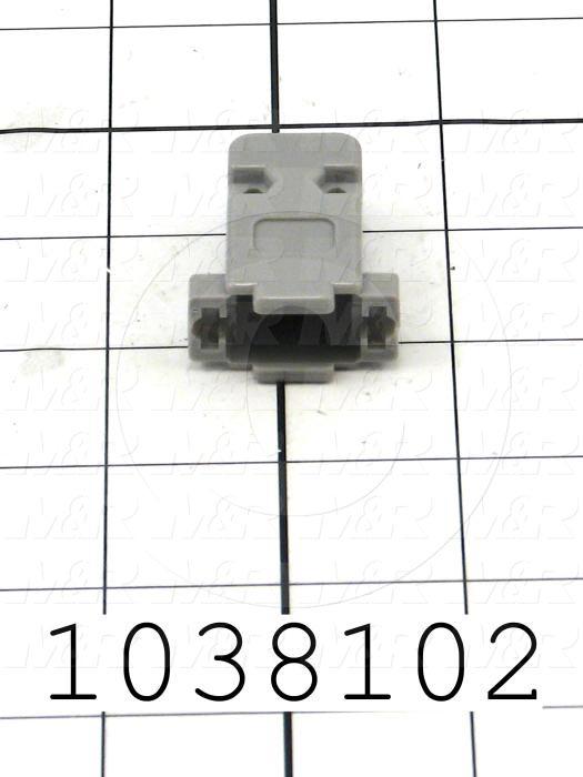 Connector Cover, Backshell, DB-9 Connectors