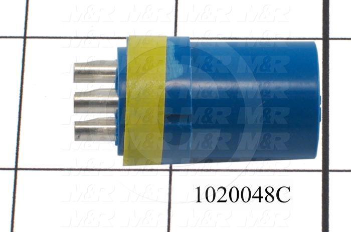 Connector, HARAX, Female, 4-Socket, TWISTLOCK Terminal, 5.08MM