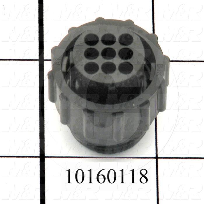 Connector, HARAX, Female, 9-Contact, TWISTLOCK Terminal, 5.08MM, 400VAC, 15A