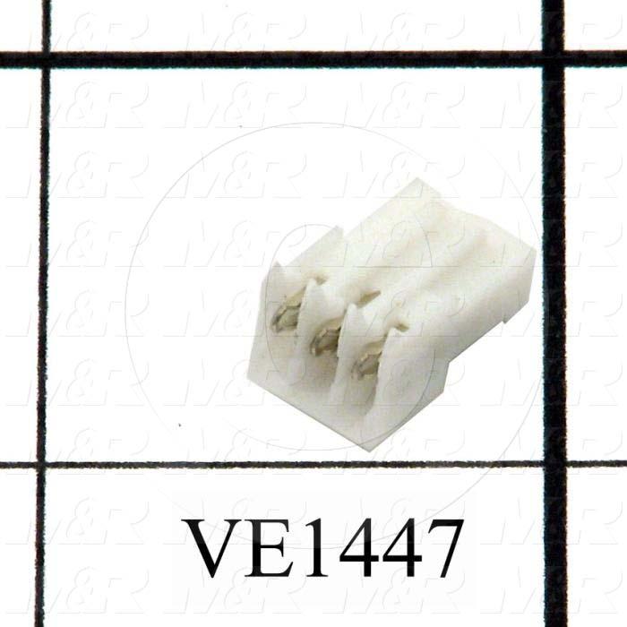 Connector, HARAX, Female Socket, 3-Contact, TWISTLOCK Terminal, 5.08MM, 400VAC, 15A